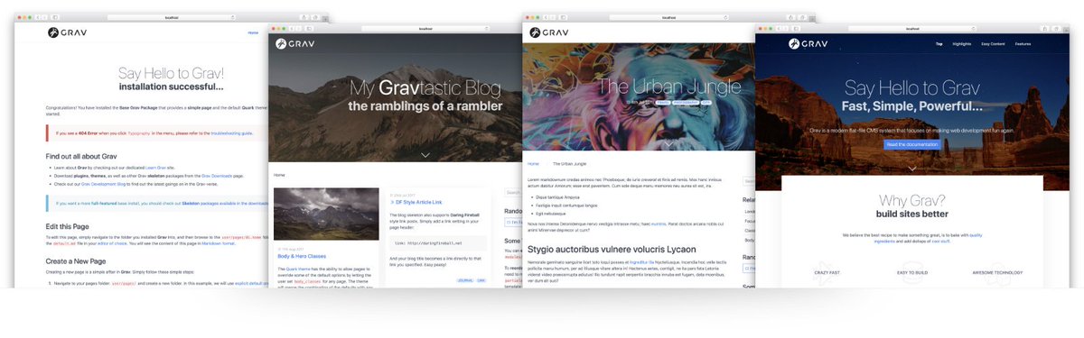 TGIF!  Grav 1.4 and Admin Plugin 1.7 are out of Beta/RC testing and have been officially released! Check out all the goodies getgrav.org/blog/grav-1.4-…