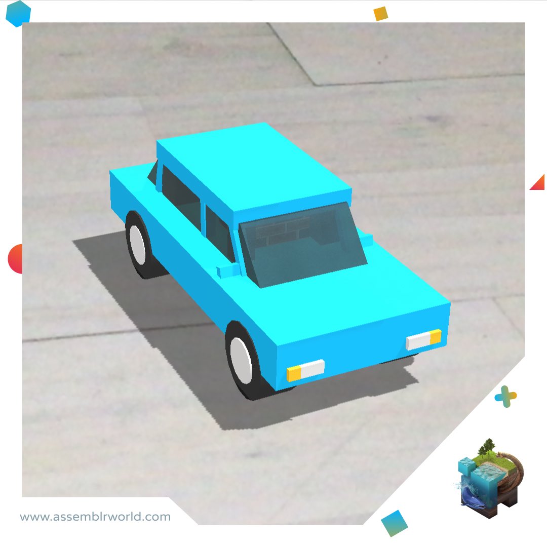 assemblrworld's tweet photo. Simple Car 🚙
Show your creativity by creating your very own character using Assemblr!
Visit our website at https://t.co/xhHMKI4Tz0

#madewithassemblr #assemblr #assemblrapp #assemblrworld
#ARKIT #ARCORE #3D #platform #ARplatform #sandbox #buildingblocks #3Dcar https://t.co/PnfMUVvd89