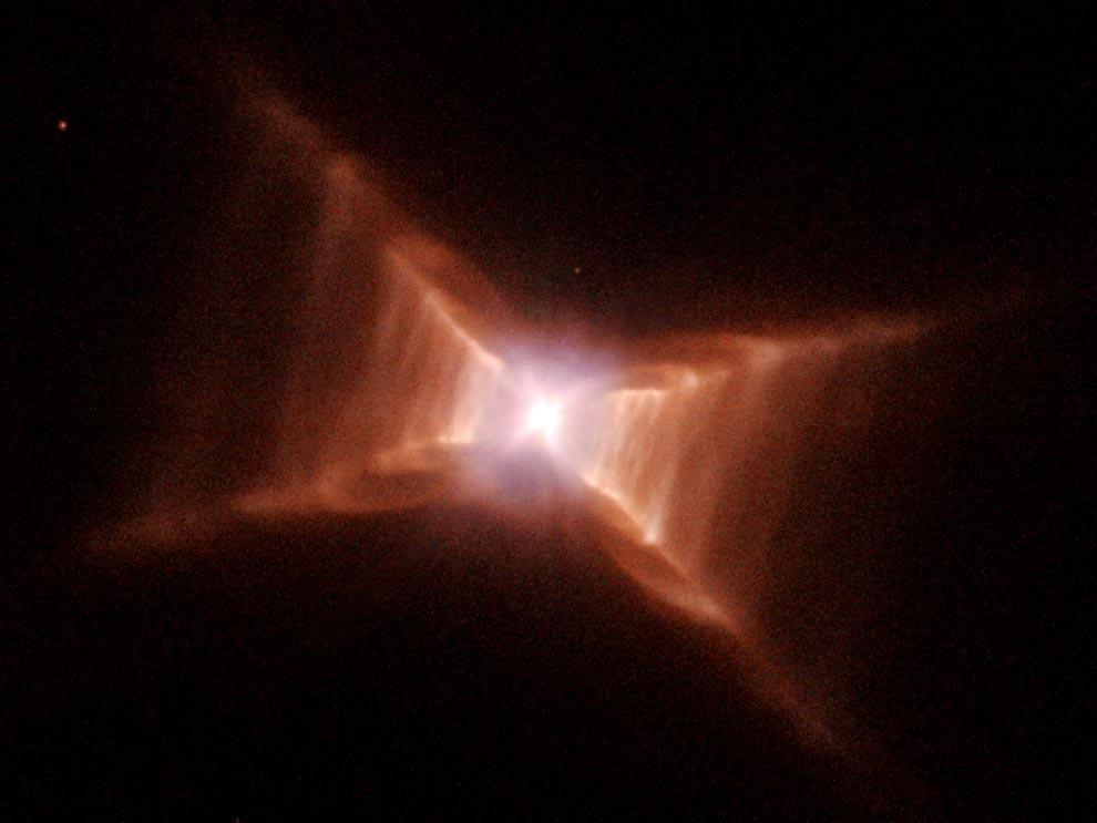 The red square nebula is one of the most symmetric astronomical objects ever discovered, and we don't know why. (📷 NASA)