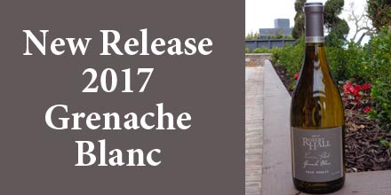 We're pouring the 2017 Grenache Blanc in the Tasting Room now. Why don't you stop in and try it? It is delightful and an excellent choice for summer!