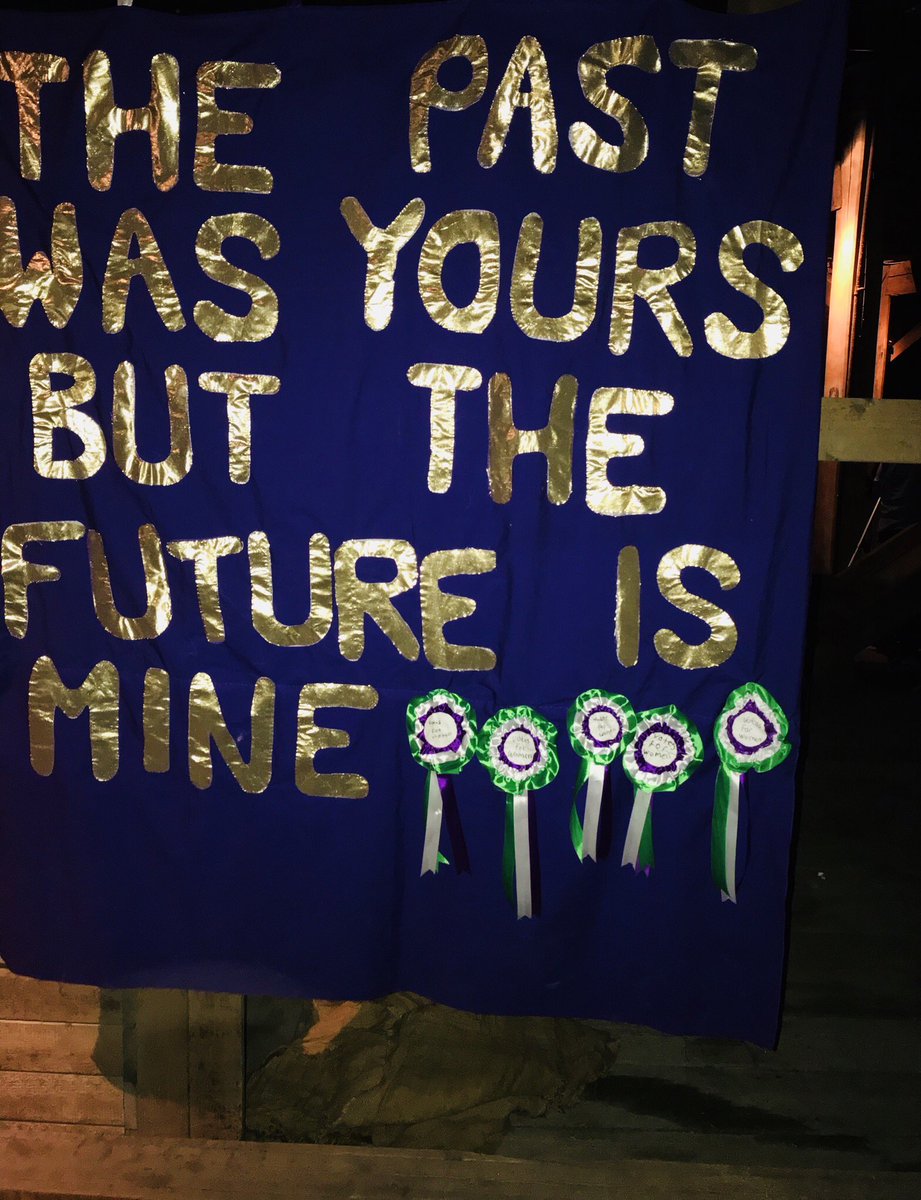 Flynx13's tweet photo. #SheBangsTheDrums was absolutely  e v e r y t h i n g  this evening! 🥁💪💚💜@msimanchester @ContactMcr. Review up tomorrow on @NorthWestEnd 📝 #Vote100 https://t.co/3u6xduCync