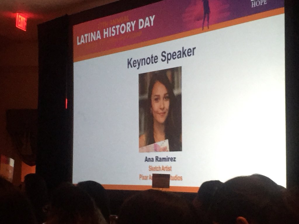 MontielFabiola's tweet photo. #AnaRamirez from #pixar worked on #CoCo opening scene. She confirms Mexico’s landscape is more than donkeys, dirt and narcos #LHD2018 @HOPELatinas #LatinaHistoryDay https://t.co/S8xdfyAWPU