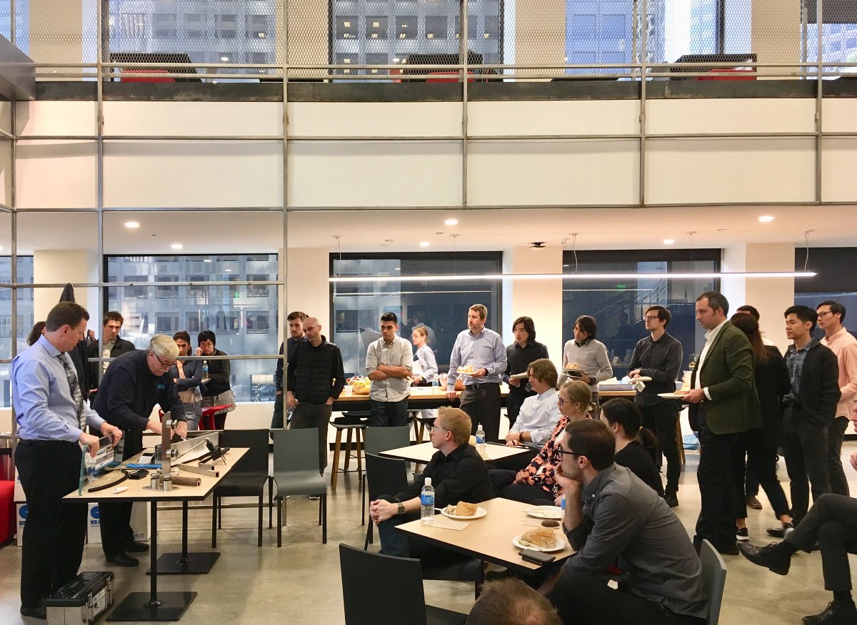 CRL_ARCH's tweet photo. Thank you for the invitation, @gensler_design. Great engagement &amp; participation from a packed house for our @AIAContinuingEd presentation on #Glass #Railing Code Compliance. https://t.co/sLaDjwHfEy