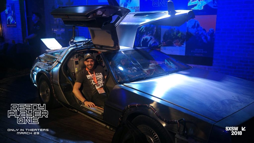 Une activation multi-sensorielle pour le lancement du film Ready Player One avec nos partenaires <a href="/DomCNG/">Connect&GO</a> : l’art d’activer la nostalgie des fans. #sxsw