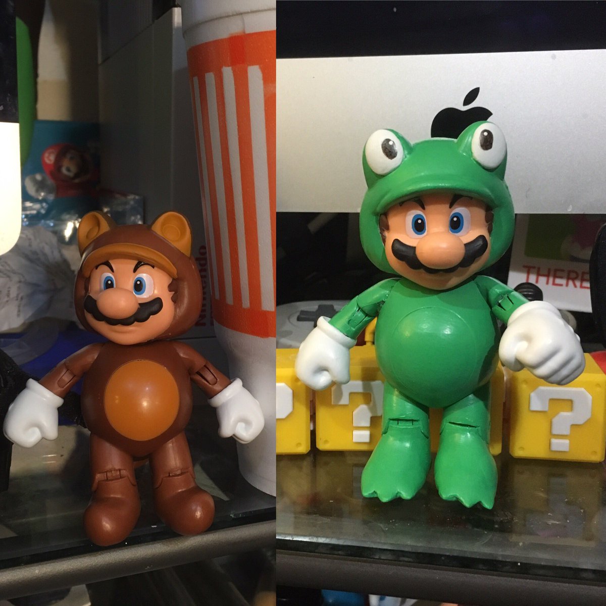 weirdcollector's tweet photo. Made frog mario I used a tanooki suit mario to make him #nintendo #customtoys #youtube #frogmario https://t.co/1uXylunftb https://t.co/w0cNU0XTvm