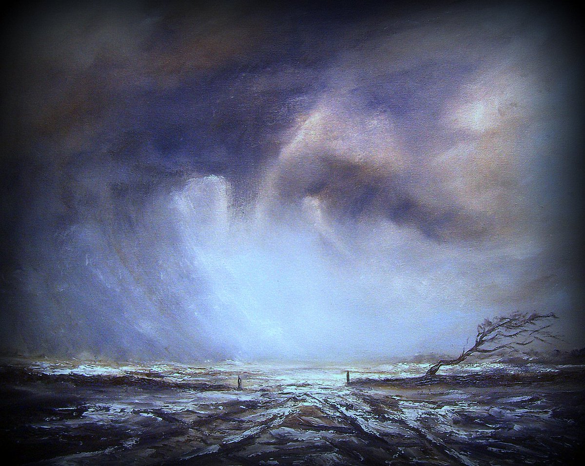 Selection of images form the book 'Sketches of Crows'
by the Bridport Artist Michael Devlin Taylor
Availible from Wild and Homelss Books, Bridport
A Winters Silence, Oil on Canvas, 50/50cm