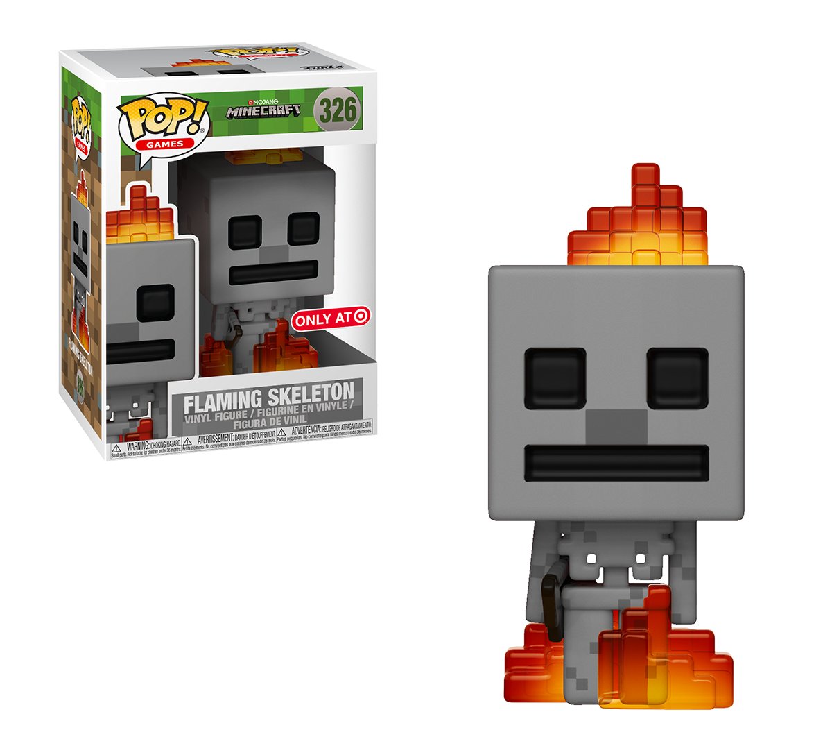 OriginalFunko's tweet photo. RT &amp; follow @OriginalFunko for a chance to WIN a @Target exclusive Minecraft Flaming Skeleton Pop! https://t.co/mLztUZcrnn