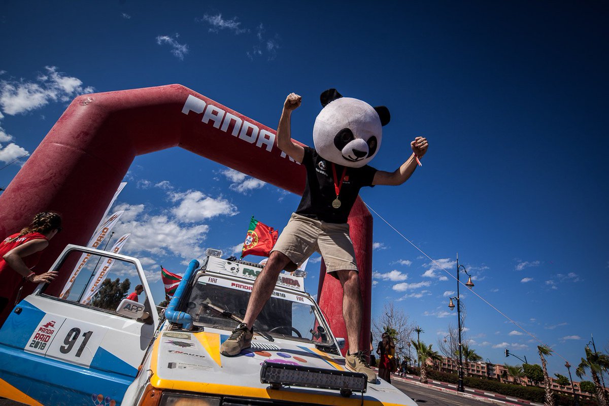 Panda_Raid's tweet photo. Y los #Pandas llegaron a la meta de la décima edición de #PandaRaid.  La crónica, fotos, vídeo y clasificaciones finales de #PandaRaid2018 en https://t.co/VBV7ZeeZ6E https://t.co/ykXGp5506Q