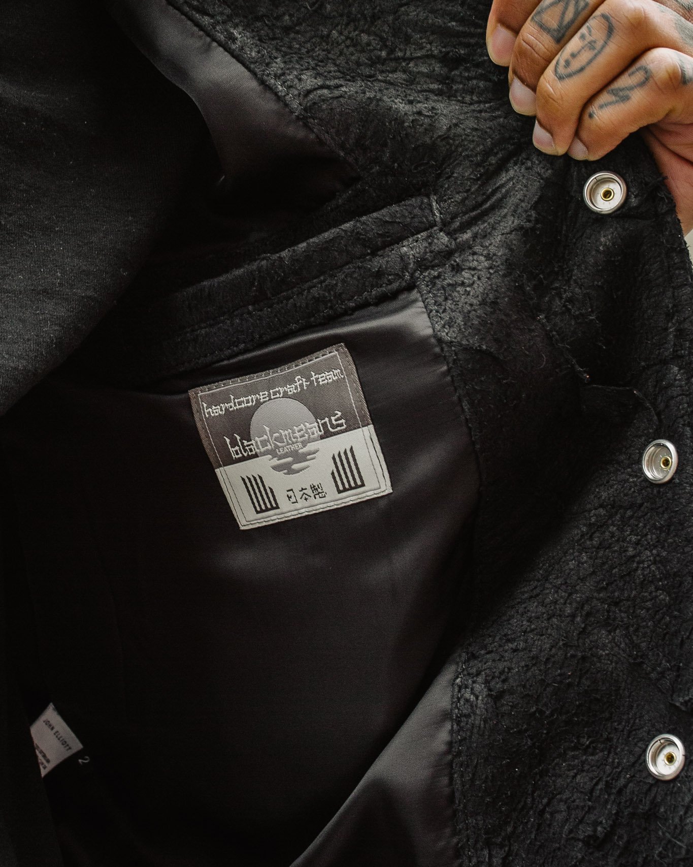 Notre on X Continuing their partnership John Elliott teams up with Japanese leather artisans Blackmeans for two new SS18 pieces the Yuji Washed Rider and the distressed Stadium Jacket. Available now i...
