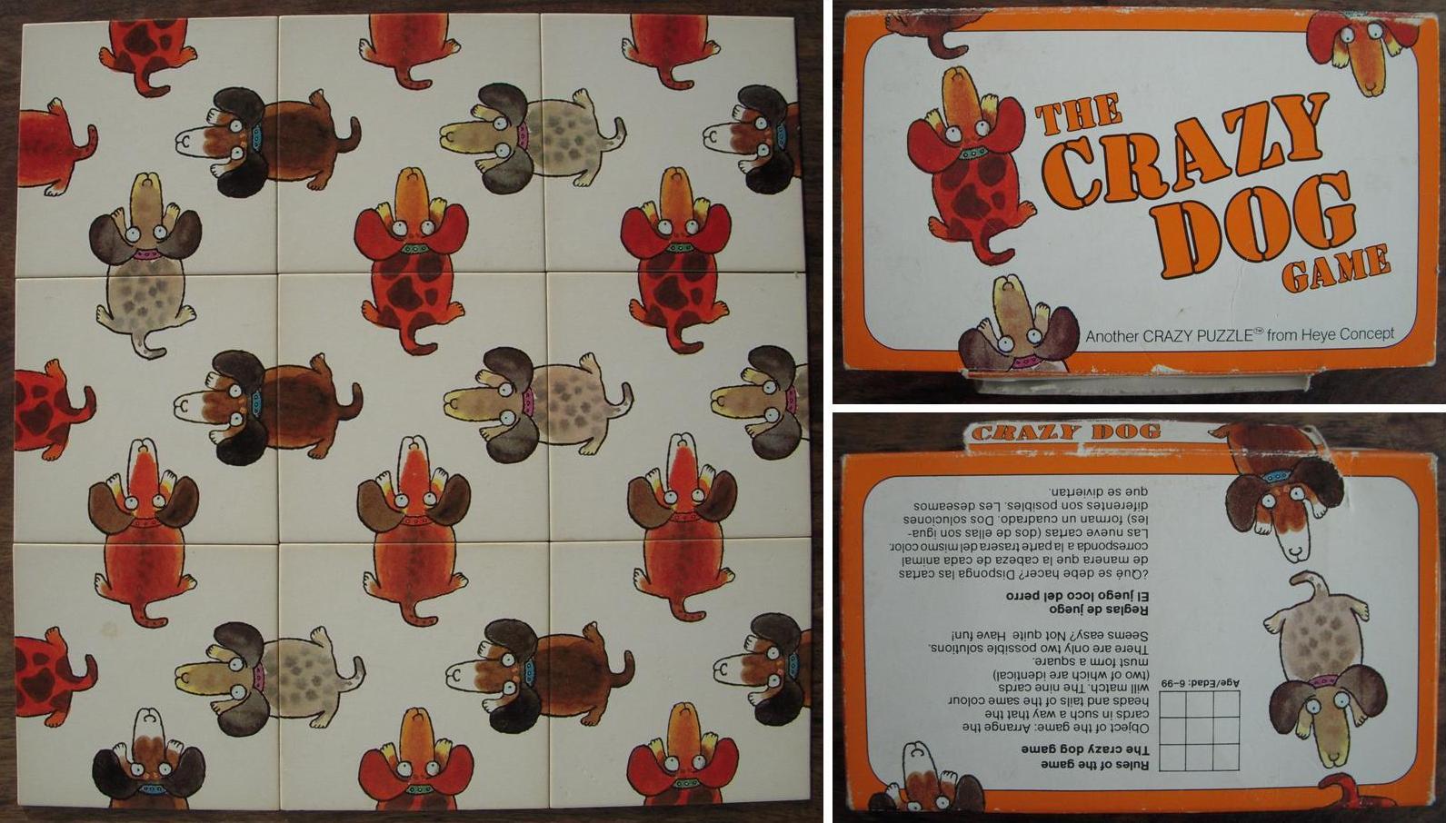 The crazy dog game Shafir Games 1981 Made in Israel puzzle rompicapo  vintage