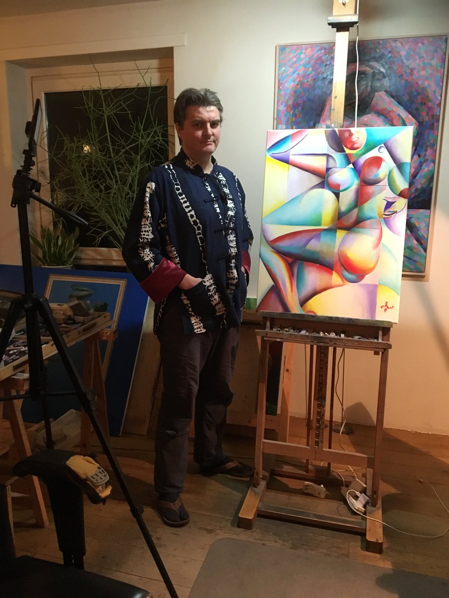 Corne_Akkers's tweet photo. This evening in my studio:
#art #arts #arte #arts #inspiration #creative #artist #Corne #akkers #キュビスム #drawing #dessin #buyart #cubism #艺术 #cubismo #roundism #rondisme #cubistic #تكعيبية #Кубизм #立体主义 #घनचित्रणशैली #קוביזם #kunstwerk #instagood #instaart #instadaily https://t.co/FGHqKLFc9W
