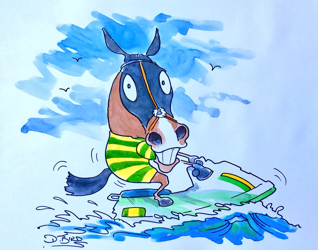 DarrenBirdie's tweet image. How’d I miss this? #Jezki still making a splash! 👏🐎👍