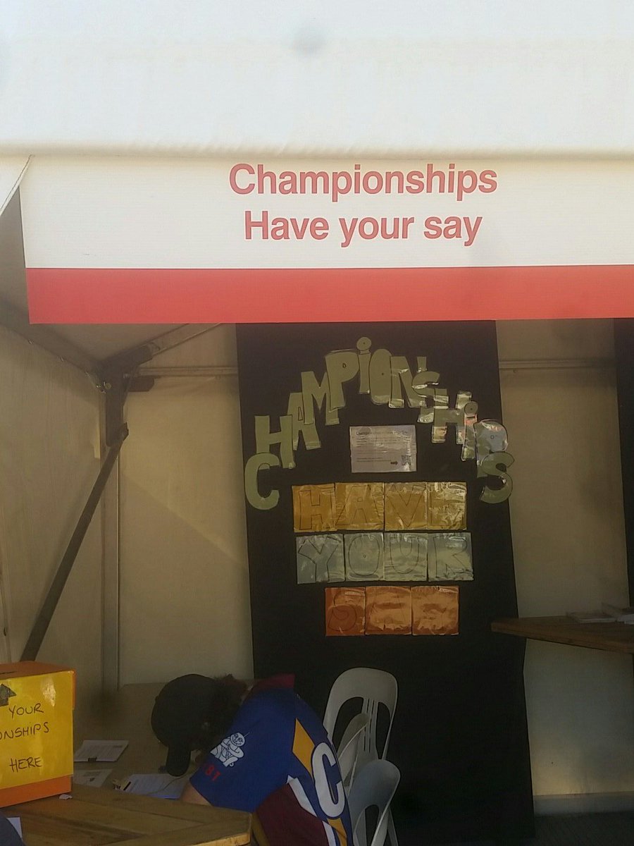 At the State Urban Championships? Come and say hello and share your valuable ideas and experience to help inform the future sustainability growth of Championships