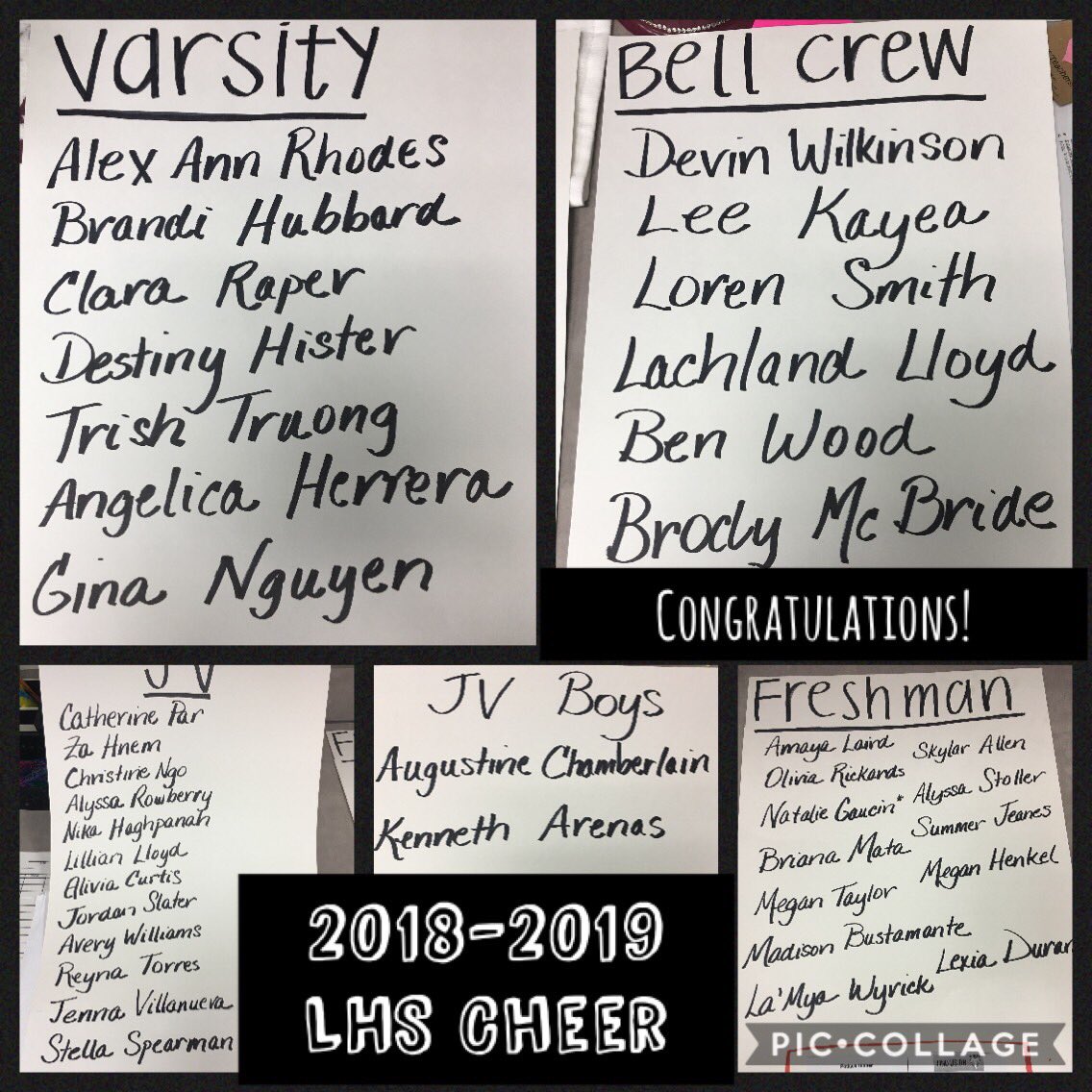 Results are posted and we are excited to kick off a great season #farmerpride #getyourheadinthegame