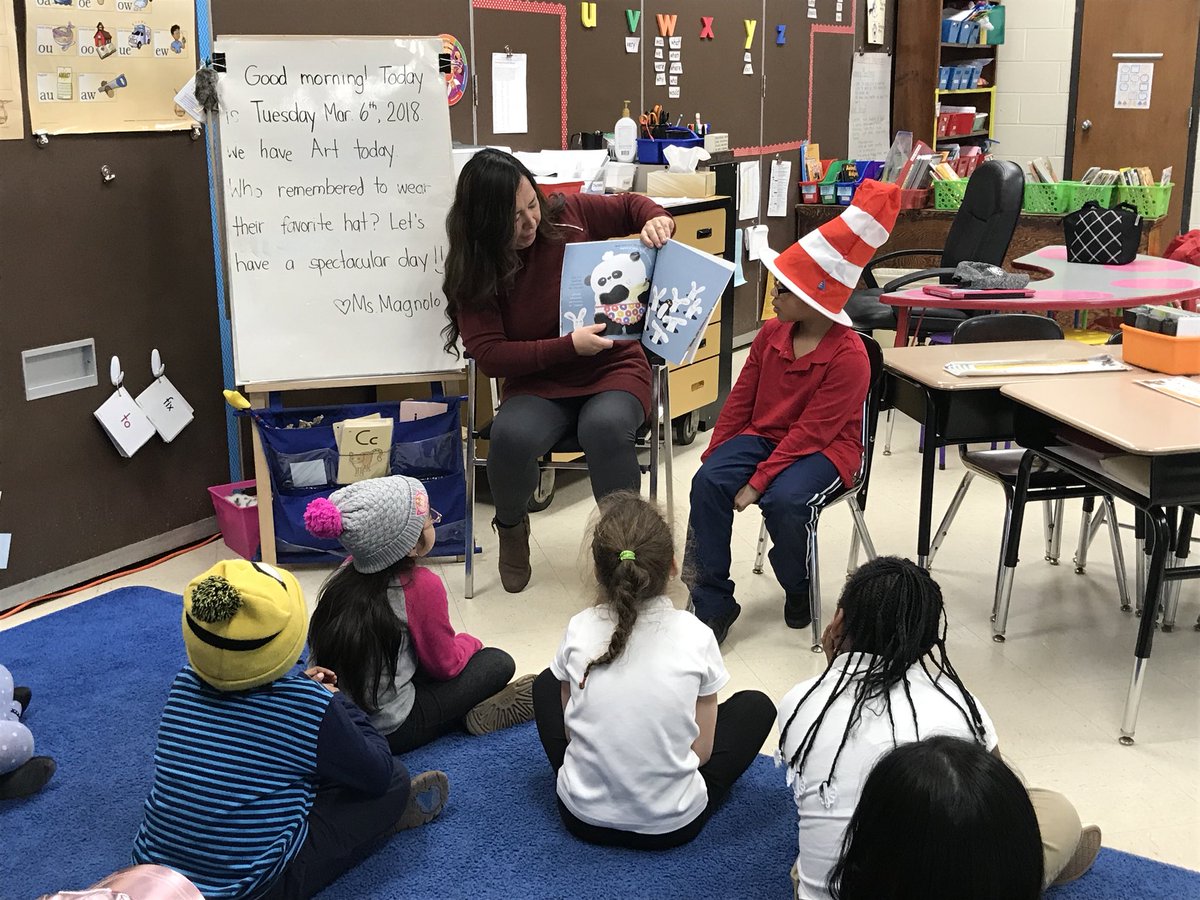 amagnolo's tweet photo. Even though Read Across America week was cut short, we still had a great week @GEWILSONSCHOOL with so many fun activities and contests! ππ @WeAreHTSD #doordecoratingcontest #dressasyourfavcharacter #bookcafe #guestreaderday https://t.co/FenFEbXqzY