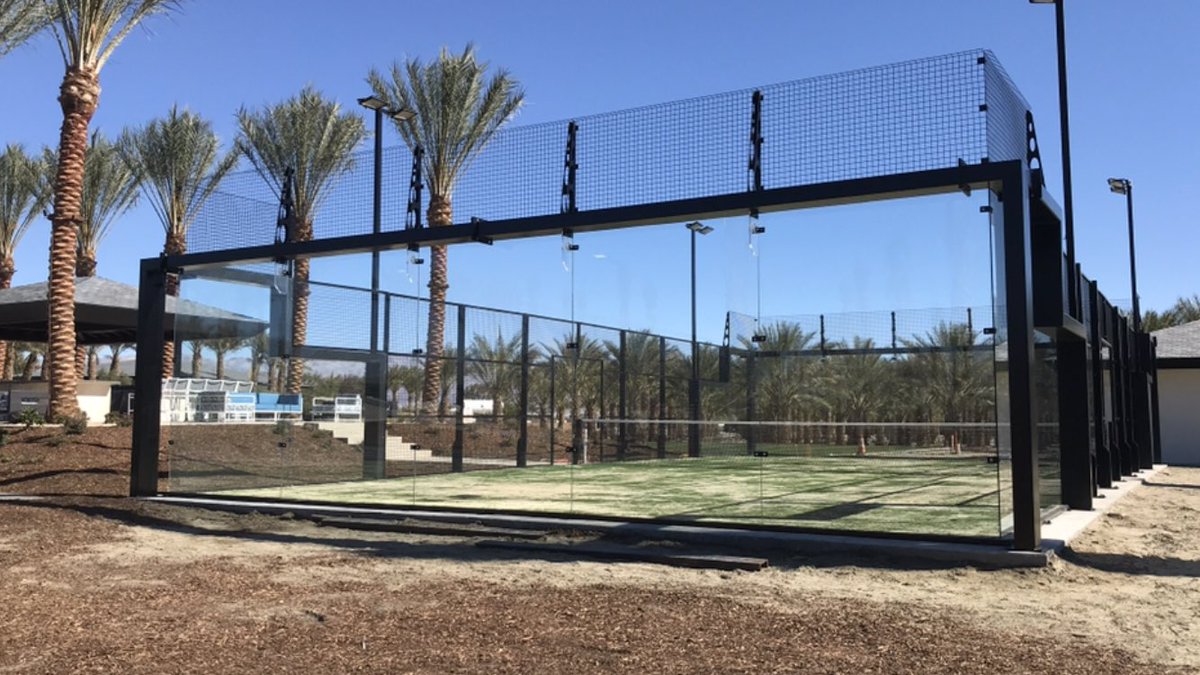 One more High End Padel Court in California #padelbox #padelusa