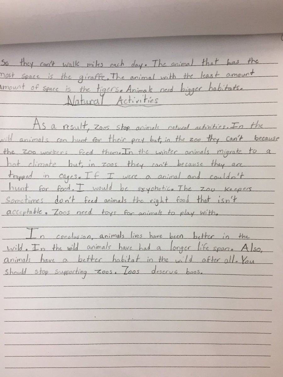 orrdm09's tweet photo. This is the real stuff. My phenomenal teacher partner @phylmus guides our Ss through writing like nobody’s business. She gets them excited to write and they produce the most unbelievable pieces. #3rdgradeGoingOn12th #beyondamazed #AIMHIGH @COBB_ELA https://t.co/sW3AnKer0q