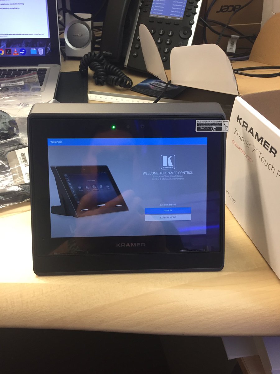 Install_UK's tweet photo. Programming New Kramer Touch Screen  UI ( User Interface )
New Kramer AV - In the Box Interface IT Drag and Drop.
See video link https://t.co/rqSRJGzs8Z https://t.co/QXOKfS1JnN