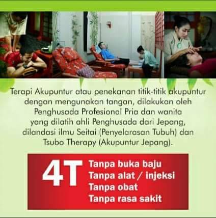 Weekend lagi nih guys,
ada rencana relaksasi bareng keluarga ?Disini tempatnya
"Nakamura Ambon"

Capek karena aktivitas padat ?Yuk, terapi seluruh tubuh untuk meregangkan otot-otot yang kaku

Info &amp; Reservasi
0911-345557