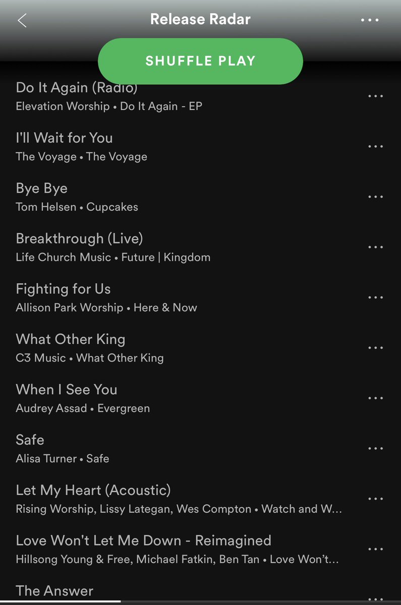 RisingWorship's tweet photo. So cool to see that @spotify added Let My Heart to their new Release Radar playlist!  In 3 days, it got introduced to 1,200 new Spotify listeners! ✊🏻 If you guys haven’t gotten to listen to the EP yet, you can check it out at the link in our bio! #risingworship #watchandwait https://t.co/9ToI323rz1