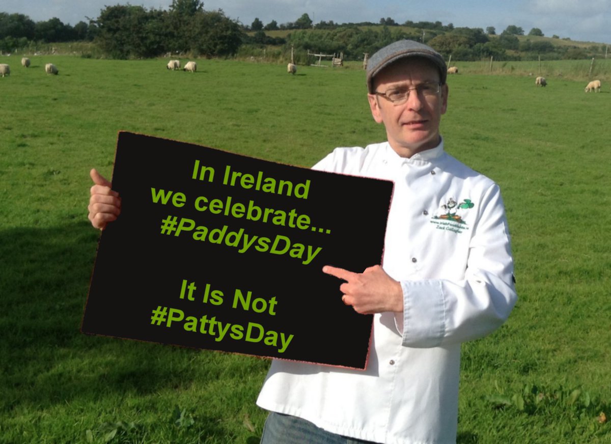 IrishFoodGuide's tweet image. In Ireland, on the 17th March, we celebrate... 
#PaddysDay
#StPatricksDay
#SaintPatricksDay ☘️
#StPaddysDay☘️

It Is Not and Never Has Been...
#PattysDay

Do Retweet !
#PaddyNotPatty