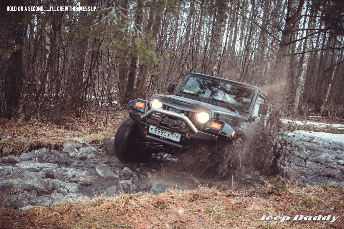 JeepDaddyInc's tweet photo. THAT'S RIGHT, WE'RE ALWAYS BREAKING NEW GROUND. #thejeepmafia #jeephers #jeeping #jeeplife #4x4beast #bestoffroad #instajeepthing #jeepsandjeeps #jeeep_obsession #jeep #jeepinpeople #crawlher #offroad #jeepfreakinc #braaapshack #love #new #picoftheday #friday https://t.co/CVztjOsTto