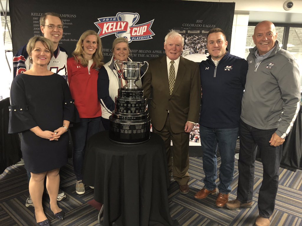 sbpratt's tweet photo. It's THE Cup. The Kelly Cup. And Mr Kelly. #kwingsphoto https://t.co/LV6F3gAwK9