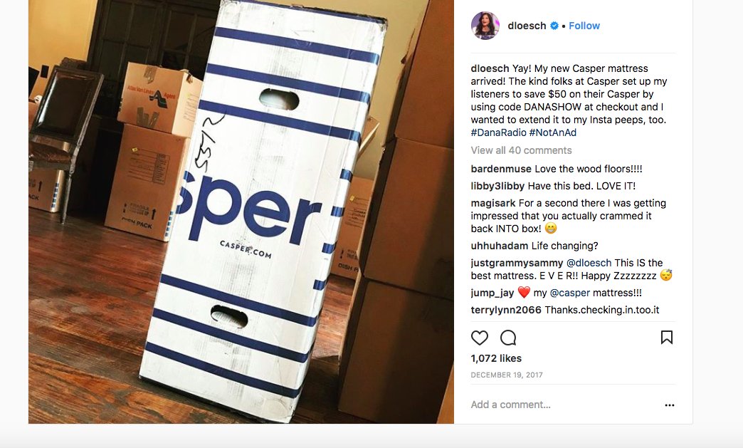 EthanMenaker's tweet photo. Apparently, @casper has given discounts to @nra supporters too. #BoycottNRA #CasperSleep #MattressIndustry #DanaLoesch https://t.co/t4sbd7woYK