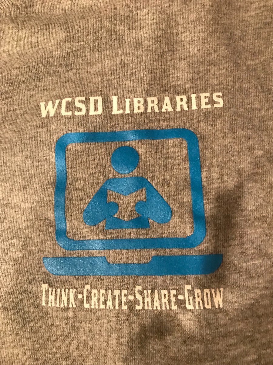 VWLibrarian1's tweet photo. WCSD Libraries Thinking, Creating, Sharing, Growing #edcampwcsd @WCSDEmpowers @WJrLibrary @KRESLibrary @VassarLibrary @JJHSLib @ASchout10 https://t.co/ITGewfHzxN