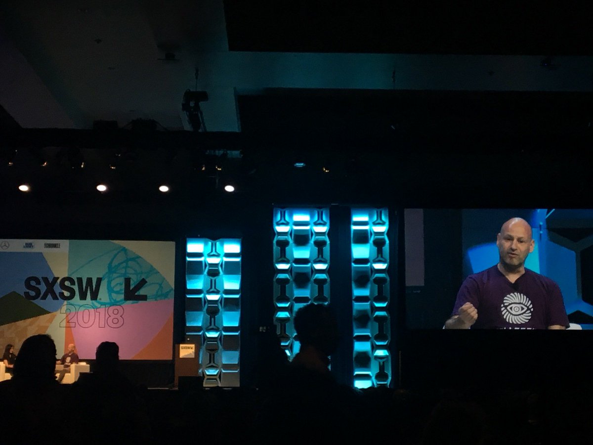 RAPP_NY's tweet photo. Here at #SXSW18 talking #blockchain &amp; #tokens: #Ujo open music platform helps musicians market music #DTC receiving royalties in digital currency via use licenses they define. Today 80% of music $s goes to intermediates. Tomorrow maybe not. #blockchainforgood #rappny @sxsw @RAPP https://t.co/v36xJNiI8N