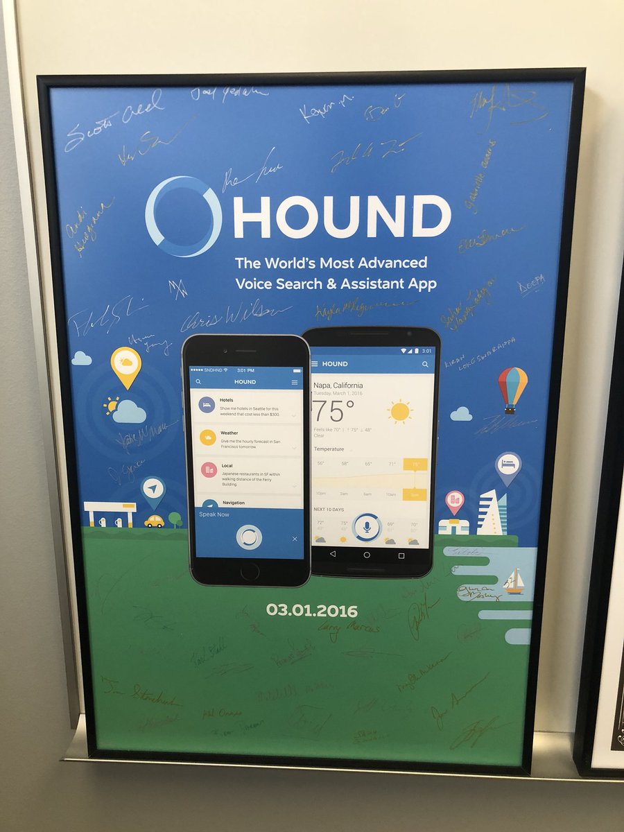 We launched @HoundApp after a decade of stealth dev of Voice #AI @Houndify 
#VoiceFirst awesomeness #overnightsuccess 😉 #Tech