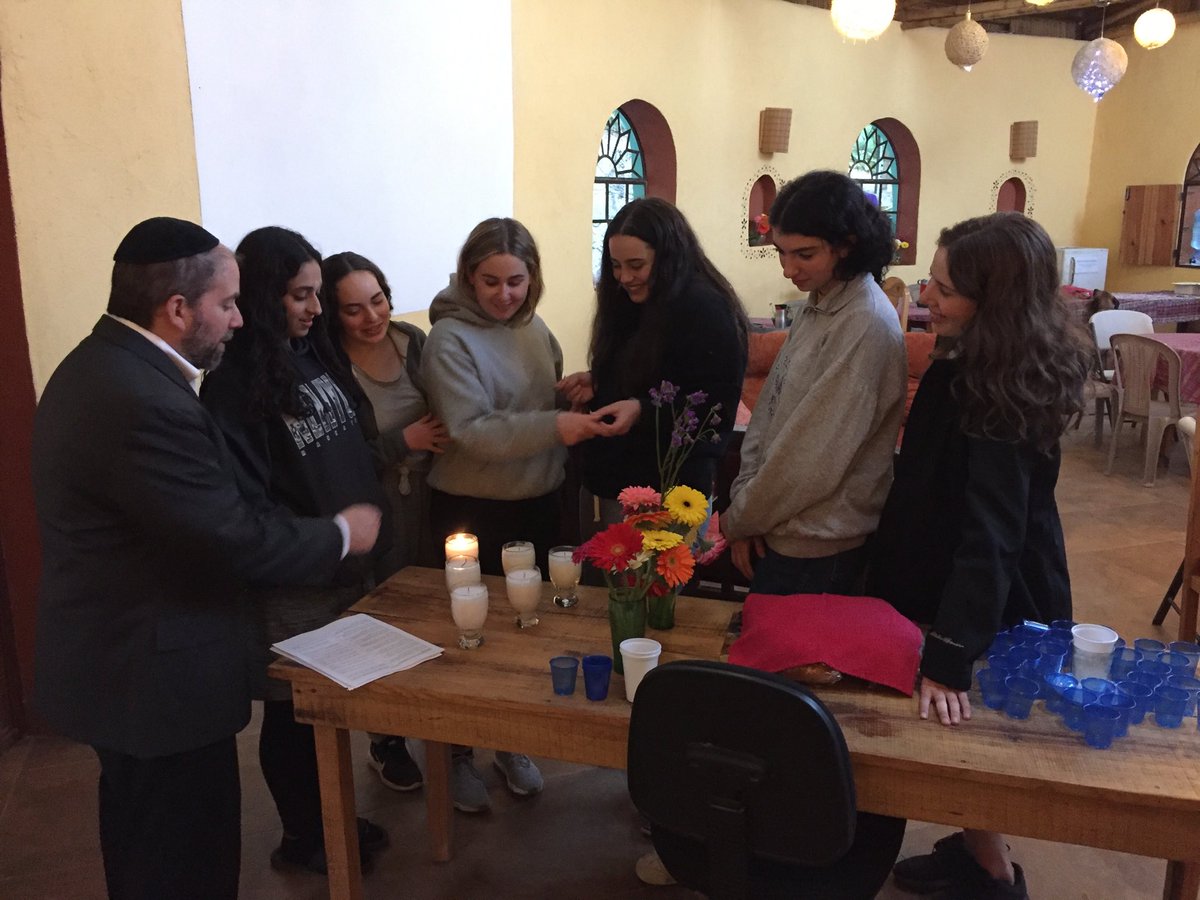 Lighting the Shabbat candles. Shabbat Shalom from Project Somos, Guatemala.