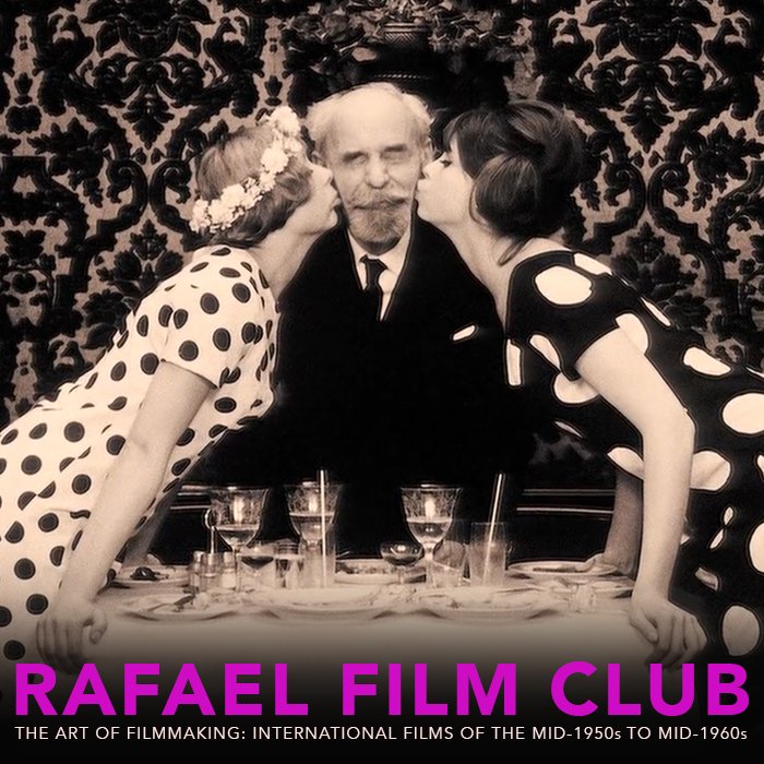 cafilminstitute's tweet photo. Ya heard? #RafaelFilmClub #TheArtOfFilmmaking is on sale now! Cool flicks from the mid-50s to the mid-60s screened & discussed with #filmmaking professionals, curated by @aliasMarlow! Find complete info at https://t.co/HKsPvMgwid #everythinggoeswrong #daisies #greatsilence #more! https://t.co/kcfsmdlh2S