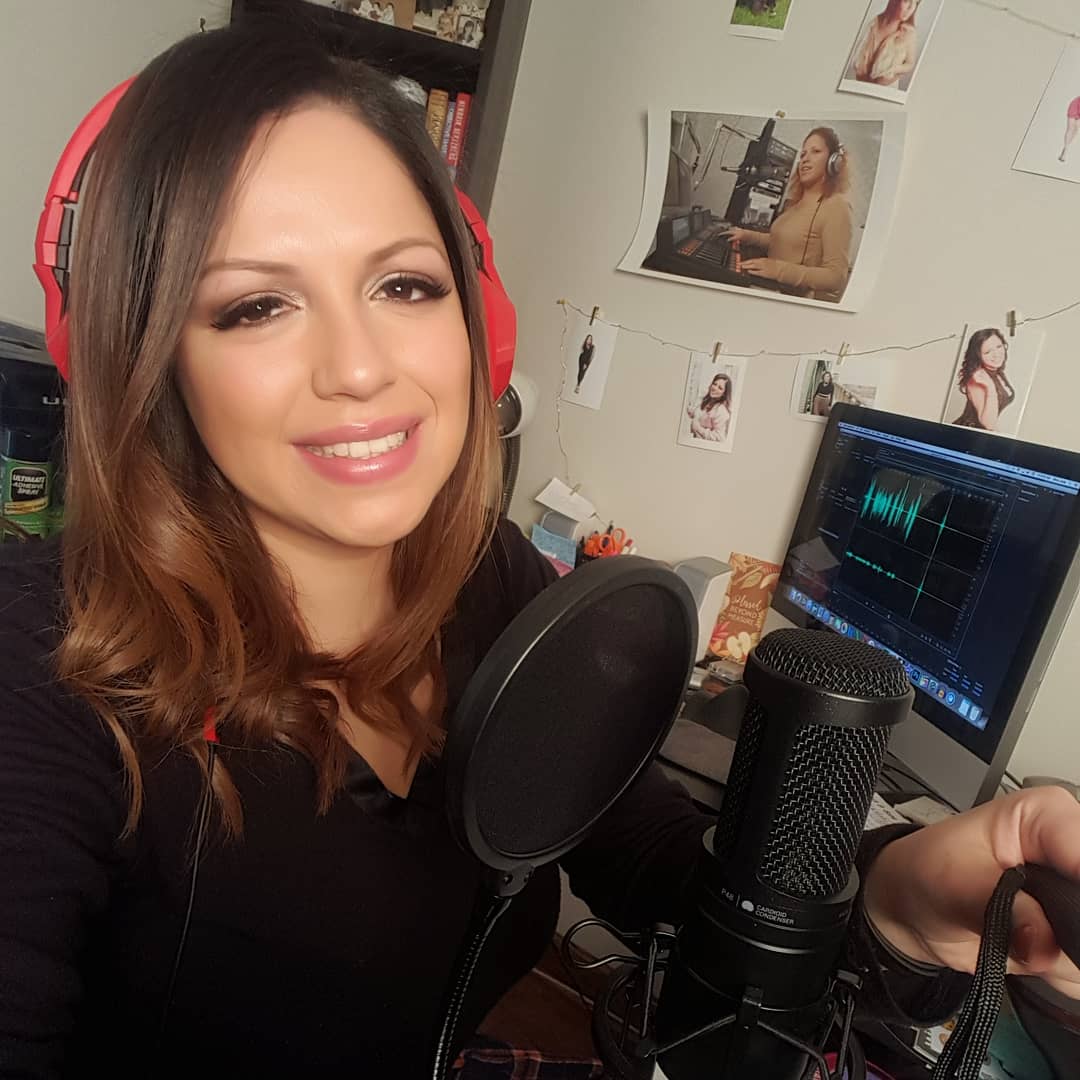 minasaywhat's tweet photo. In MY studio. That i built in MY house. Recording my #podcast today appropriately called #MinasHouse  Mina's 🏠  Uploading it tomorrow night! #IveBeenWorking #CantStopWontStop 🎧🎤🔌📣✔ https://t.co/SlgywL1M2r