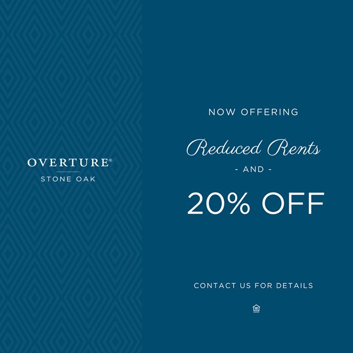 OvertureSO's tweet photo. Making the move to Overture Stone Oak just got better 👍

Limited time only offer - claim yours today! https://t.co/XUphMZPbK9