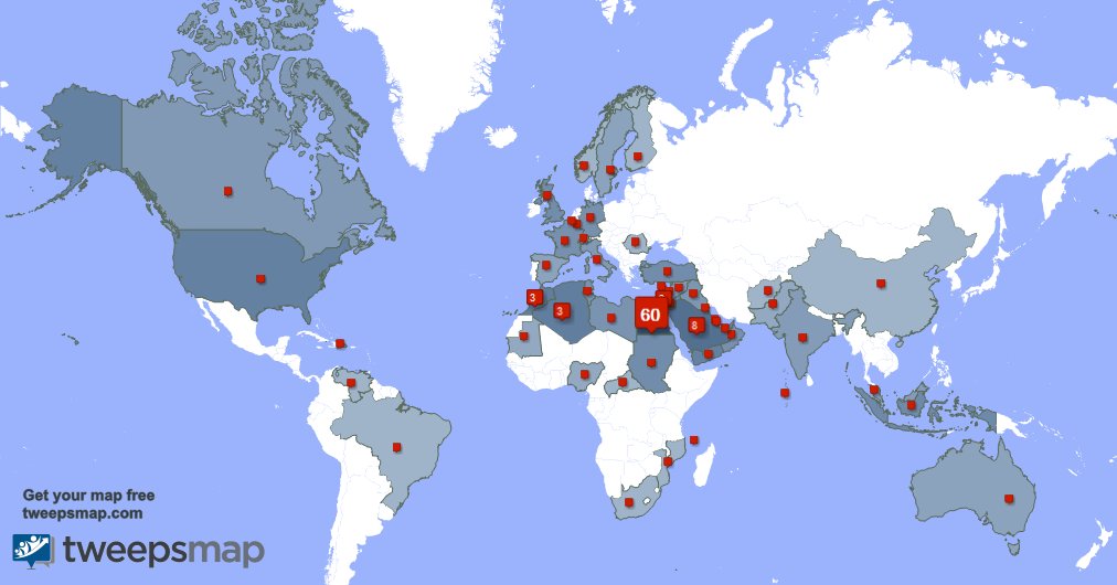 7azstorm's tweet photo. My followers are in Egypt(60%), Saudi Arabia(8%) Get your free map https://t.co/xJLv2QSLjL https://t.co/GHvHPilbCR