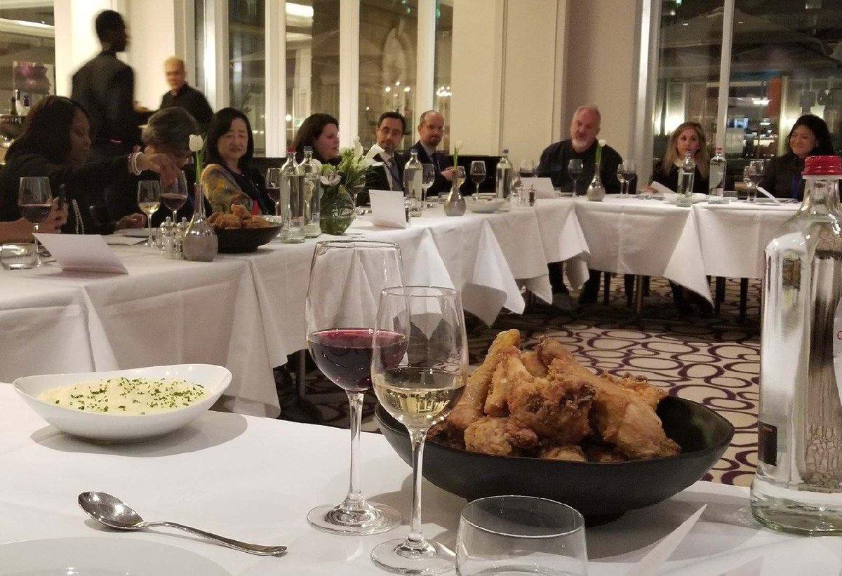 #culinarydiplomacy #friedchickendiplomacy engaging global change makers using the power of food #brusselsforum
