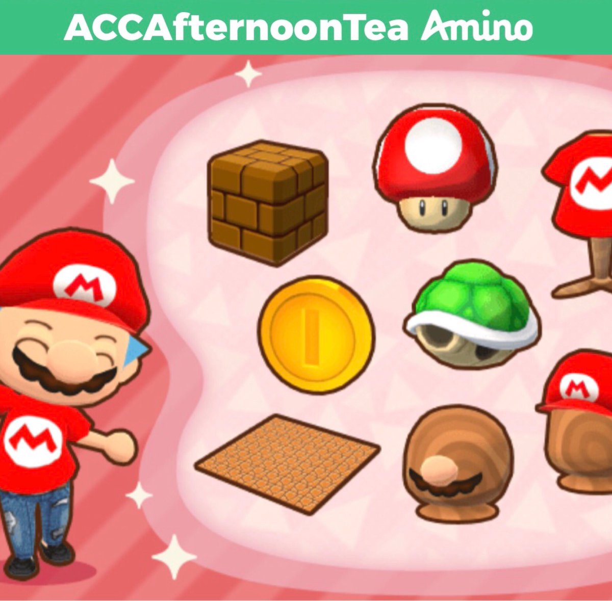 ACH0N3y's tweet photo. ✨⭐️🍄 #MAR10Day #MARIOevent #PocketCamp #AnimalCrossing #MarioEvent #ACCAfternoonTea https://t.co/PycfvroAu1