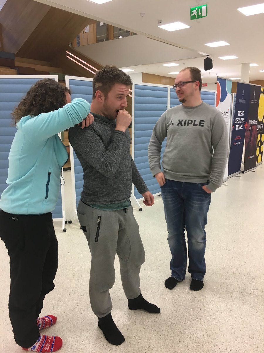 tainaerkkila's tweet photo. Good morning @uniofjyvaskyla - during the strackathon last night they had played hide and seek in the building to give them an energy boost #JYUtalk #strackathon #dialogue #strategywork #JYUnity #JYUnique https://t.co/rpxGxA25US