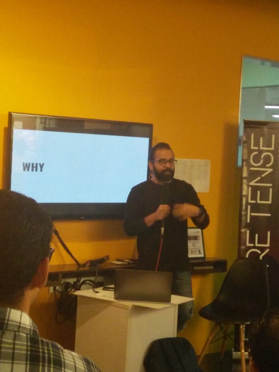 FutureTenseInc's tweet photo. Demystifying #Blockchain and figuring the role of design with Nikunj Ladani #futuretenseinc #FutureThinking https://t.co/gF9zOQzTM0