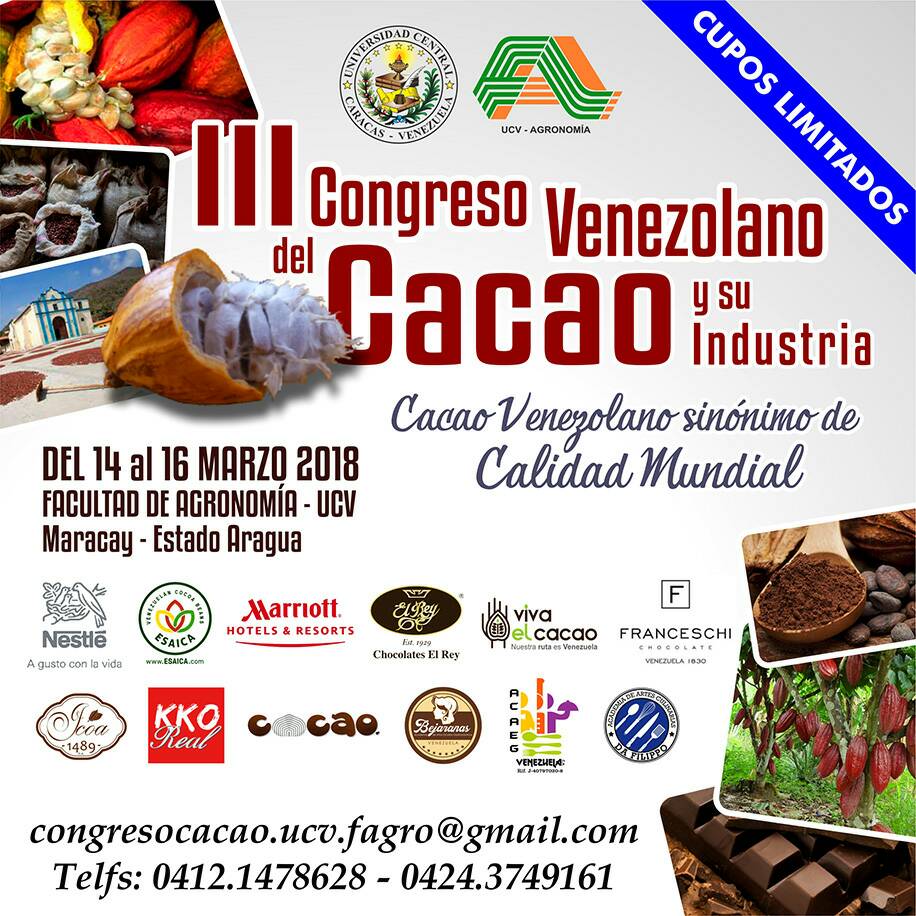 inapbl's tweet photo. III Congreso venezolano del cacao y su industria. https://t.co/B7Xg0Yee4N