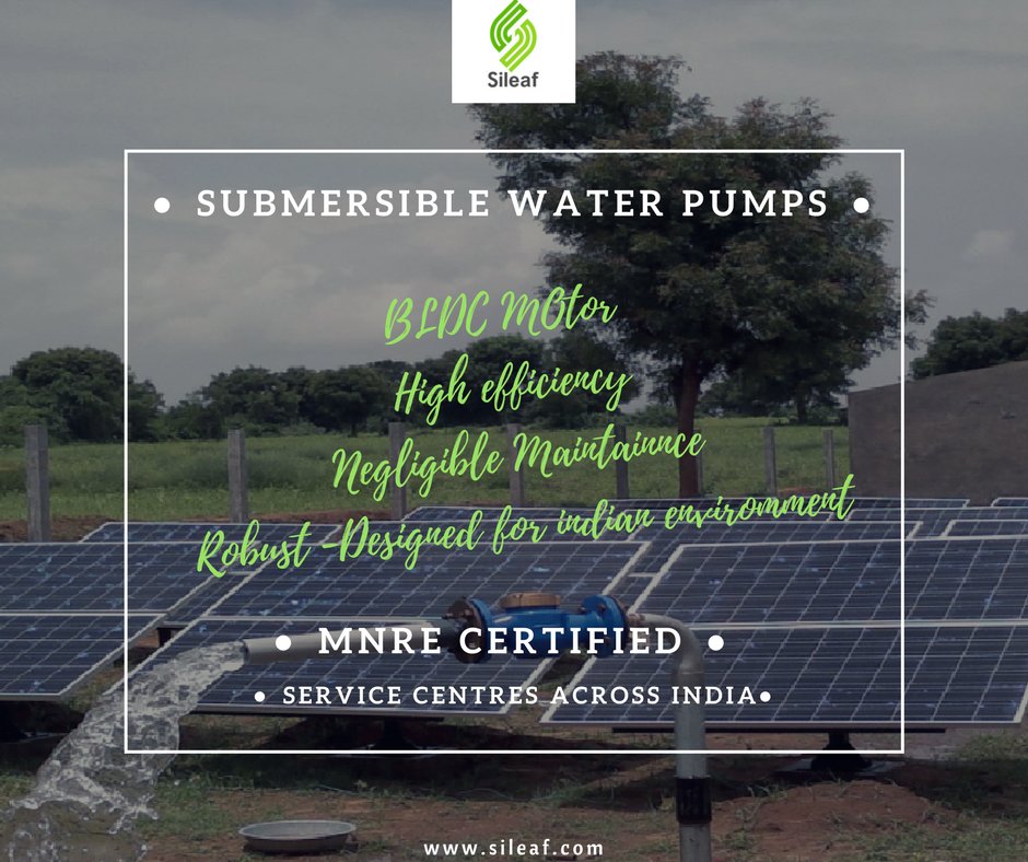 SileafTech's tweet photo. Looking for the best Solar Submersible Water Pumps?. Search no more with sileaf's indigenous solar water pumps designed especially for the Indian Environment.

Call us at 881 230 230 or email us at info@sileaf.com
#Sileaf #SolarPower #SolarWaterPump #SolarforIrrigation https://t.co/mOH0X28EaN