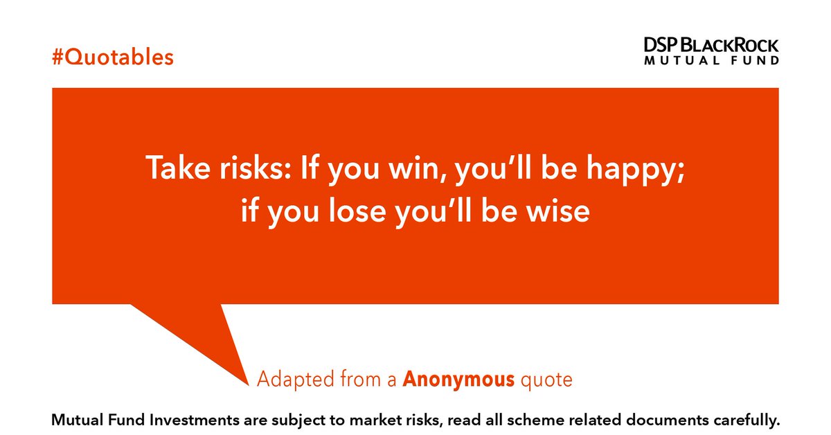 dspmf's tweet photo. #RiskIsGood RT if you agree #Quotables https://t.co/tQfXa0fVZQ