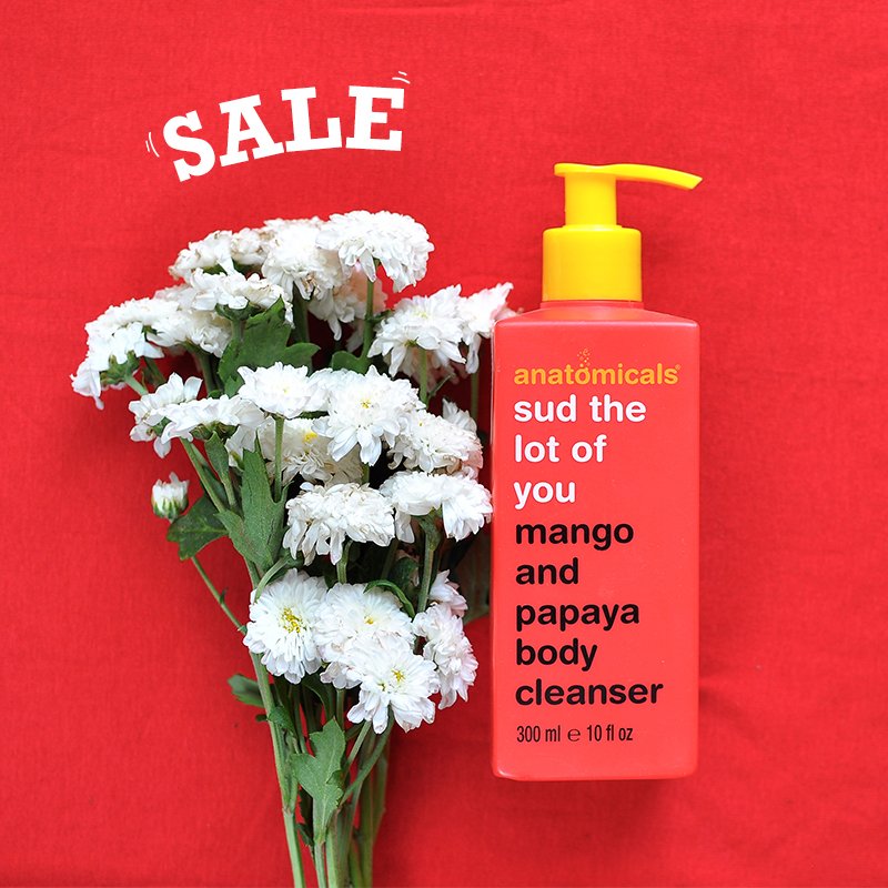 UpbeatzIndia's tweet photo. What’s better than an #Anatomicals fruity Mango and Papaya body cleanser? Getting it on #SALE!
Shop now: https://t.co/NsCAyoKy0M https://t.co/N0szTgA2mW