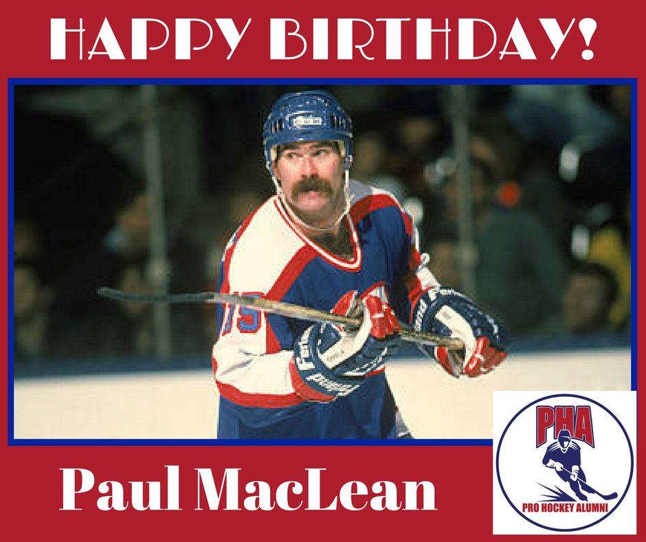 Happy Birthday Paul MacLean! 