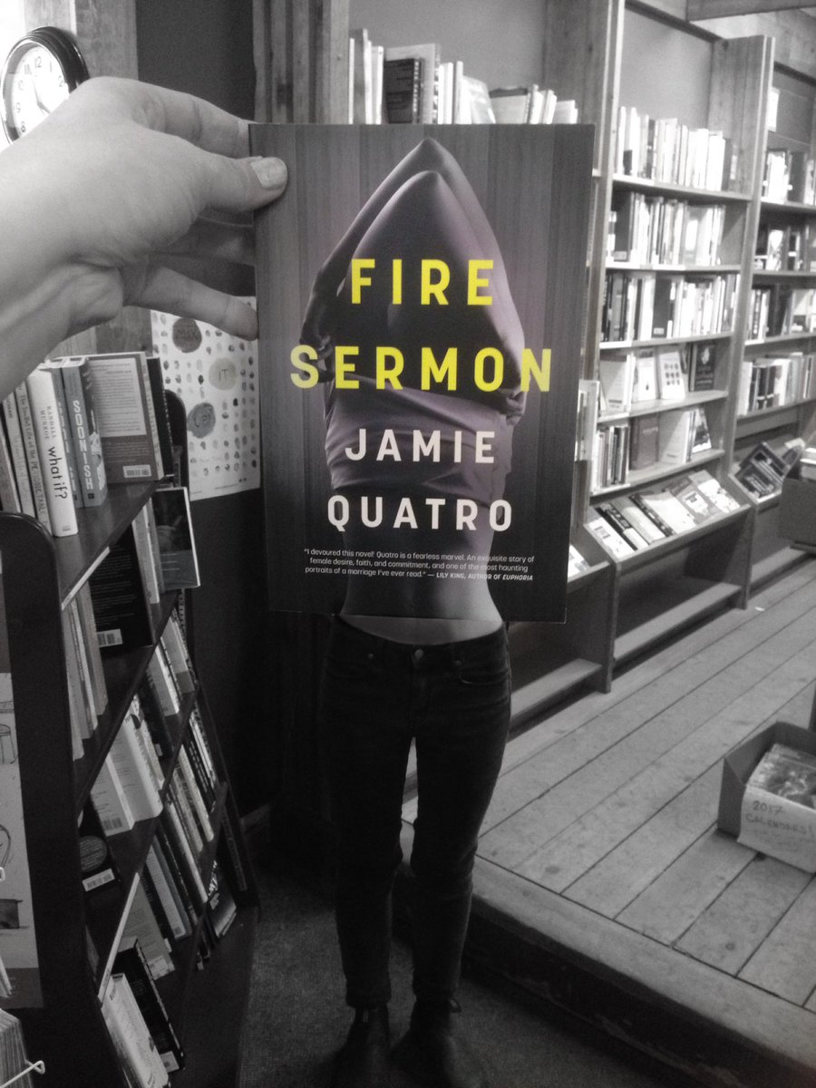 Otter_Books_Inc's tweet photo. It's a #bookfacefriday ! 
Fire Sermon by @jamiequatro . 
@HouseofAnansi #FireSermon https://t.co/60UWLUT2rW