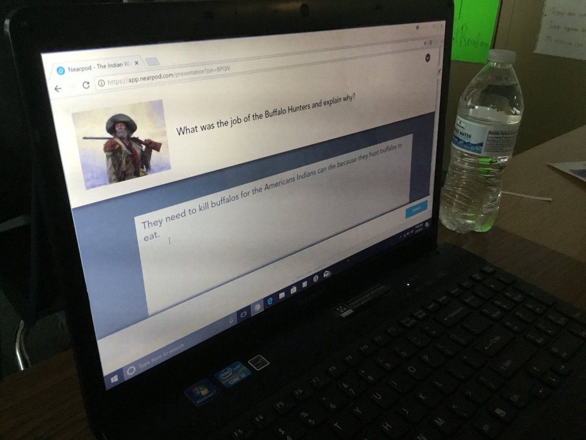 edtechie18's tweet image. Using #mlearning and @nearpod, students collaborate, take a #VR field trip, and write about Native Americans. #edtc645