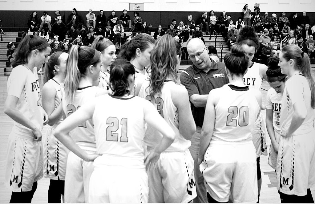 Falcigno11's tweet photo. MY GIRLS ARE HEADED TO MOHEGAN! I’m so unbelievably proud. ONE MORE AT THE SUN! Never give up and get the gold. 💙💛🏀 @MercyTigers @MercyMiddletown https://t.co/SGt1l5CjQv