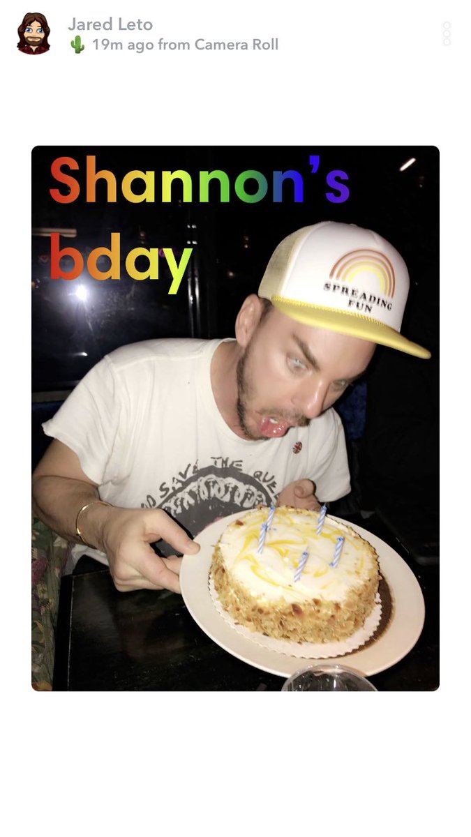 AngelsofPhoenix's tweet photo. Would like to thank all of you for for helping celebrate our favorite drummerโs birthday! Hope that he felt the #Marstastic amount of love that we witnessed for him today. Happy Birthday @ShannonLeto!
#HappyBirthdayShannonLeto https://t.co/w0fVIB9fmM