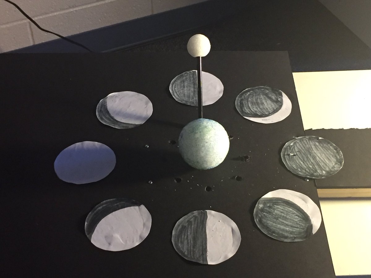 hewitt_mr's tweet photo. Creating models are a fantastic way to learn about our world. Having a blast teaching the moon and its phases. “What did the moon say to his therapist?”... “I’m just going through a phase.”🤫😂 https://t.co/NSdPaf4z9X